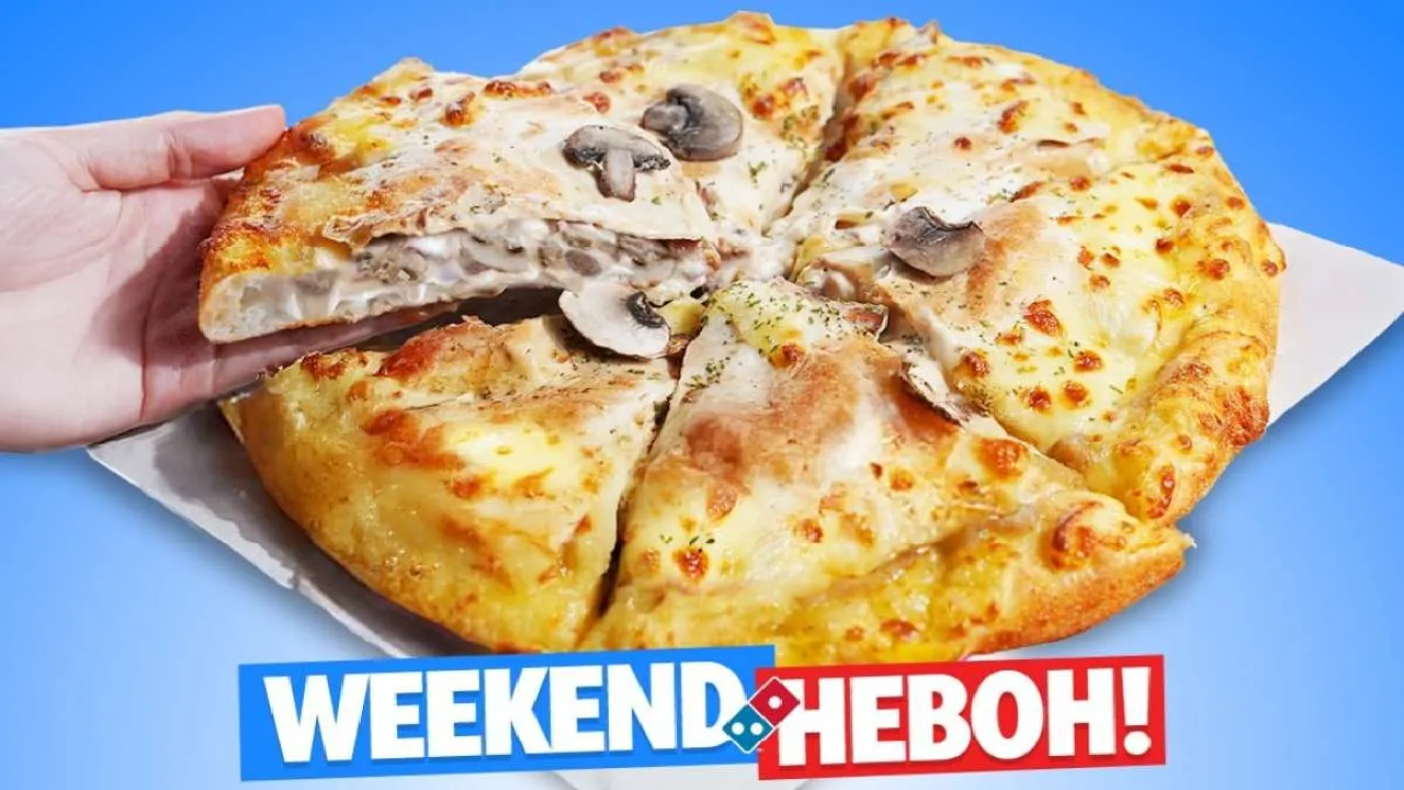 Promo Domino's Pizza Spesial Weekend: Beli Medium Pizza Diskon 40 Persen!