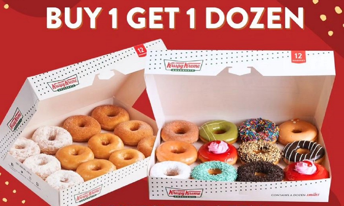 Promo Donat Buy 1 Get 1 Krispy Kreme di Awal Tahun 2024: Begini Cara Pesannya!