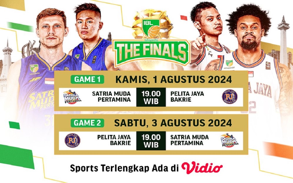 Link Live Streaming Final IBL Tokopedia 2024 Antara Satria Muda Pertamina dan Pelita Jaya Bakrie