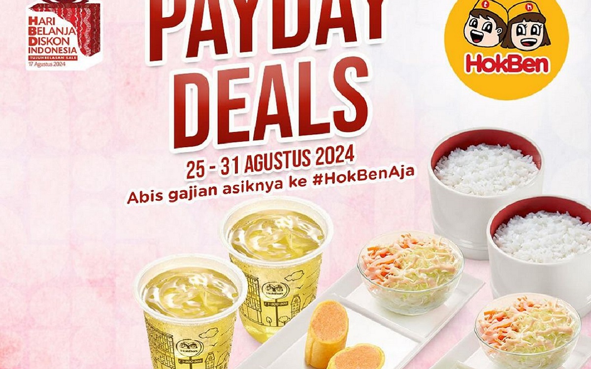 Baru Gajian? Yuk Makan Hemat di Hokben dengan Promo Payday Mulai dari Rp 30 Ribuan!