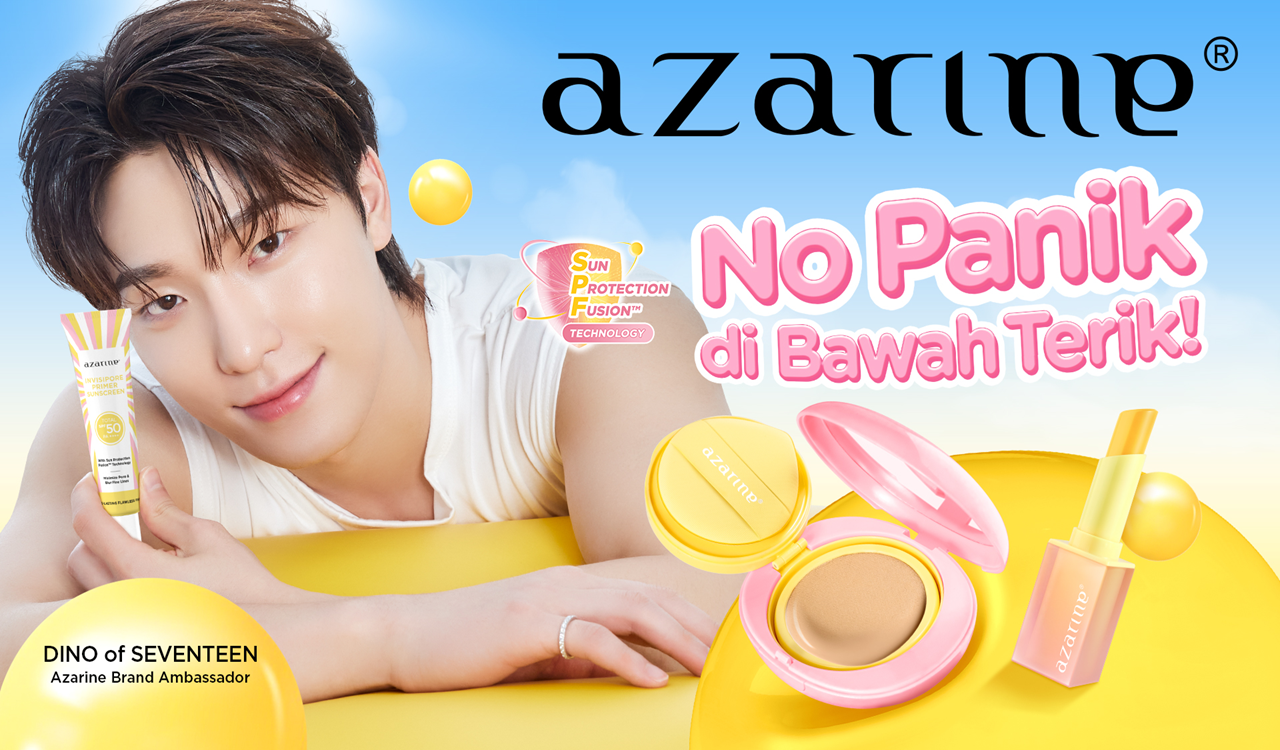 Azarine Gandeng DINO SEVENTEEN sebagai International Brand Ambassador, Luncurkan Sun Protection Fusion Series