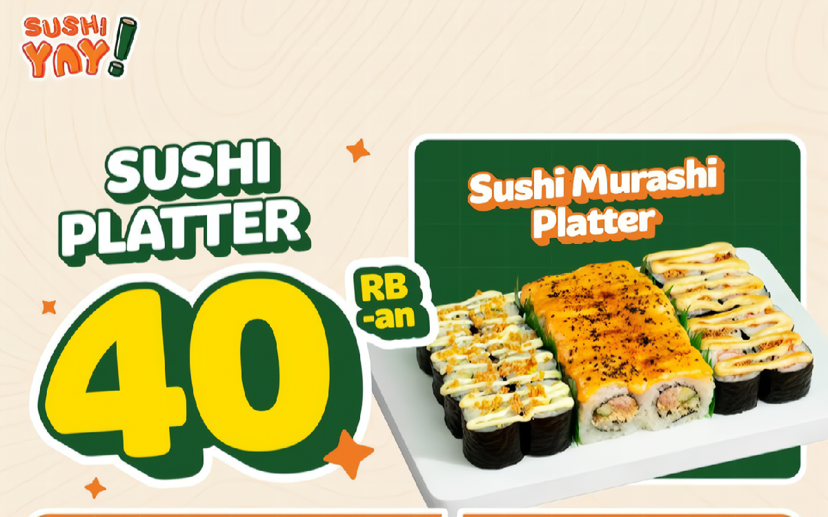 Nikmati 4 Promo Sushi di Akhir Bulan Juli 2024, Nongkrong Hemat Bareng Bestie!