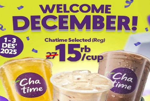 Promo Terbaru Chatime Desember 2025: 3 Varian Turun Harga Jadi Rp15.000, Buruan Cuma 3 Hari