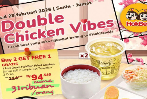 Berlaku Senin-Jumat! Ambil Sekarang Promo Hokben Buy 2 Get 1 dan Buy 3 Get 1