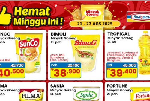 Promo Menarik Indomaret 25 Agustus 2025: Bisa Dapat Minyak Goreng 2L Rp37.000an!