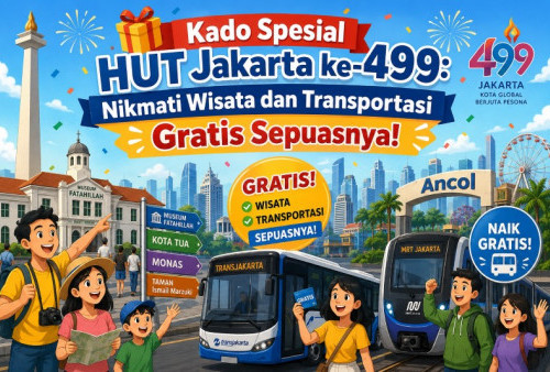 Kado Spesial HUT Jakarta ke-499: Nikmati Wisata dan Transportasi Gratis Sepuasnya!