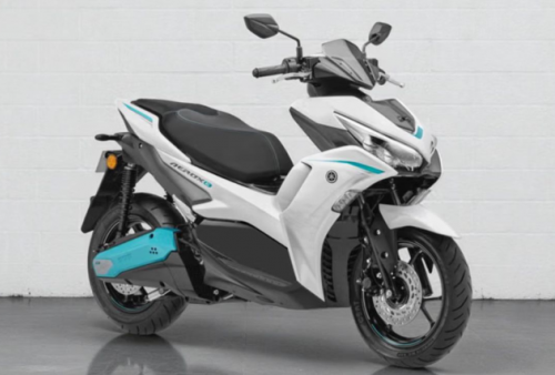 Yamaha Aerox-E Resmi Debut! Skutik Listrik Sporty dengan Tenaga Buas dan Fitur Canggih