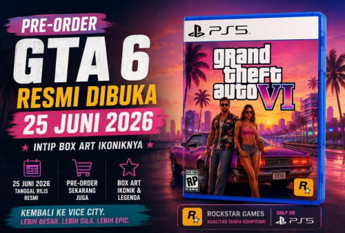 Siapkan Dompet! Pre-Order GTA 6 Resmi Dibuka 25 Juni 2026: Intip Box Art Ikoniknya