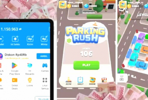 Cuma Parkir Mobil Dalam Game Kamu Bisa Dapetin Cuan Gratis E-wallet Rp 10.000 Tiap Hari, Download Gamenya Yuk!