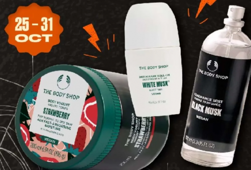 Ada Promo The Body Shop Spesial PayDay: Moisturizer-Masker Diskon 50 Persen!