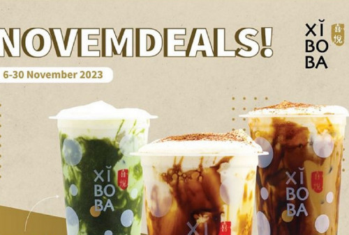 Promo Spesial 'Novemdeals' Xiboba: Nikmati Minuman Favoritmu Hanya dengan Rp20 Ribu Aja!