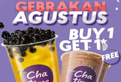 Jangan Lewatkan! Promo Chatime Buy 1 Get 1 Gratis Sampai 6 Agustus 2025