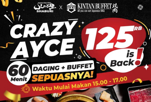 Promo Gila! Makan Sepuasnya Cuma Rp 125 ribu di Shaburi & Kintan Buffet