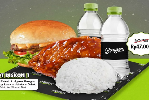 Promo Burger Bangor Hot Diskon Deal Oktober 2025: 3 Pilihan Paket Mulai Rp45.000