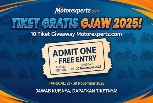 Motorexpertz Bagi-Bagi 10 Tiket Gratis untuk GJAW 2025, Begini Cara Ikut Kuisnya