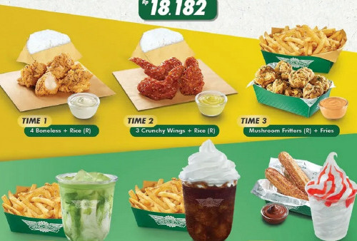 Promo Wingstop Serba Rp 18.182 Selama Bulan September 2024: Ada 6 Pilihan Menu yang Bisa Dinikmati!