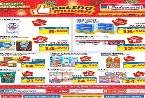 Daftar Promo Indomaret 22 Februari 2026: Minyak Goreng Fotune 2L Rp37.900