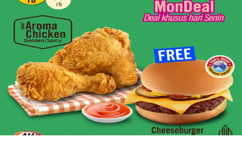 Promo A&W Spesial Awal Bulan Desember 2025: 2 Aroma Chicken + Cheeseburger Mulai Rp 42.000