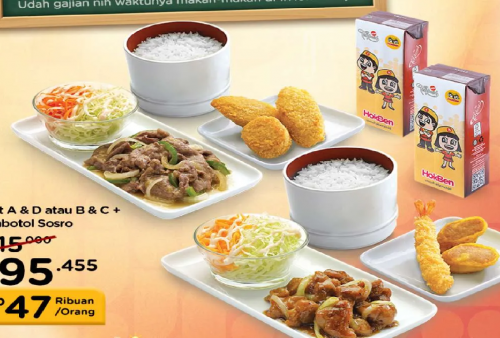 Nikmati Promo Menarik Hokben Akhir Bulan: Makan Berdua Jadi Murah