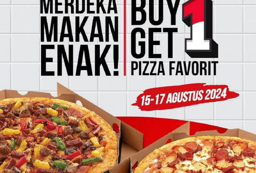 Mulai Hari Ini! PHD Berikan Promo Buy 1 Get 1 Pizza Spesial HUT RI Ke-79: Hanya Berlaku 3 Hari Saja