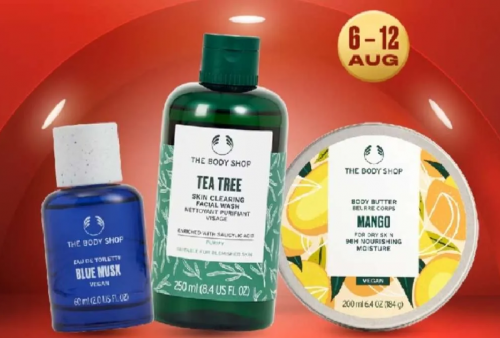 Promo 8.8 The Body Shop: Ada Diskon 66 Persen dan Harga Mulai Rp88.000
