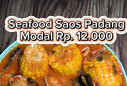 Viral! Masak Seafood Saus Padang Cuma Modal Rp 12 Ribu, Emang Bisa?