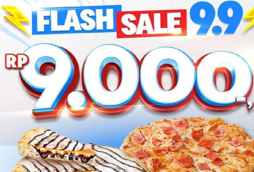 Flash Sale 9.9 Domino's Pizza: Beli Medium Pizza ke-2 Cuma Bayar Rp9.000