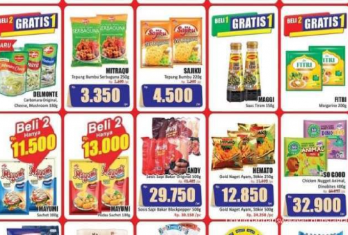 Promo Hari Hari Swayalan KJSM Agustus 2024, Tepung Sajiku dan Margarine Beli 2 Gratis 1