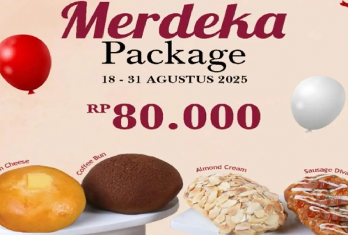 Masih Meriahkan HUT RI Ke-80, Promo Mako Bakery Merdeka: Paket Roti Favorit Rp 80.000!