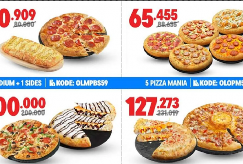 Promo Domino's Pizza September 2025: Makan Rame-Rame Mulai Rp50.000an