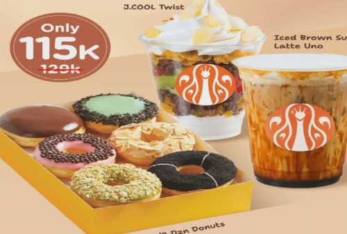 Ada Promo J.CO Terbaru: Paket 1/2 Lusin Donuts + 2 Minuman Harga Spesial!