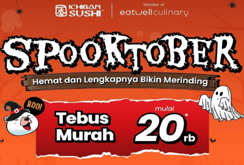 Promo Ichiban Sushi Oktober 2025: Tebus Murah Menu Favorit Mulai Rp20.000!