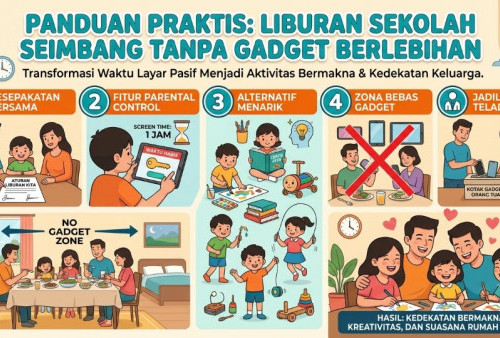 Liburan Seru Tanpa Gadget: 5 Strategi Jitu Mengatur Screen Time Anak Agar Tetap Produktif