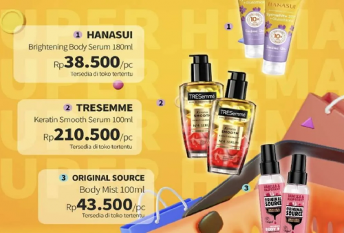 Promo Rutin Guardian Tambah Rp 1000 Dapat 2 item: Ada Serum Rambut Tressme!