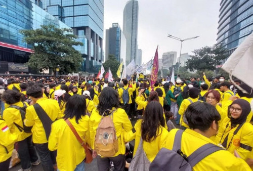 BEM UI Geruduk Bundaran HI, Tuding Kemerdekaan Cuma Jadi Slogan 81 Tahun
