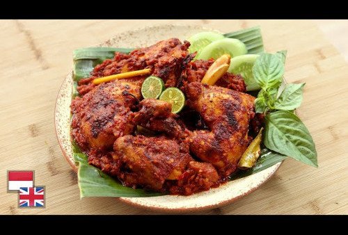 Resep Ayam Bakar Bumbu Rujak Panggang Teflon, Tetap Lezat Meski Tanpa Arang