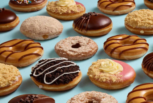 Promo Lebaran Manis Kripsy Kreme: Selusin Donat Harga Edisi Spesial
