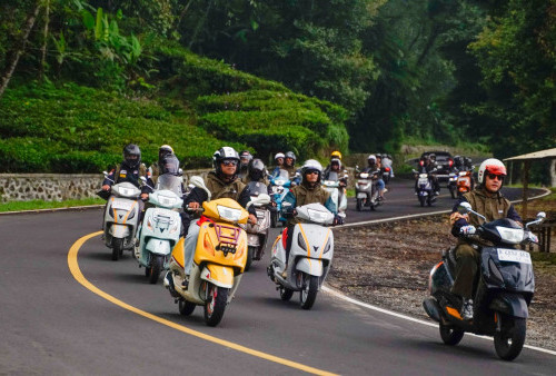 Komunitas TVS Callisto Gelar Campride di Bandung, Begini Keseruannya