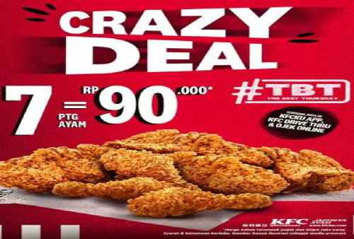 Beli 7 Ayam di KFC Hanya Rp 70.000 Aja, Buruan Ambil Promo KFC 11 Juni 2025