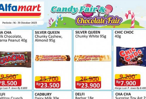 Nikmati Manisnya Bulan Oktober dengan Promo Candy dan Chocolate Fair Alfamart, Catat Tanggalnya!