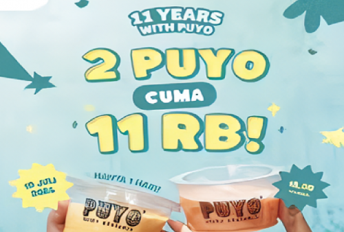 Rayakan 11 Tahun Puyo Desserts, Ada Promo Spesial Beli 2 Puyo Cuma Rp11.000!