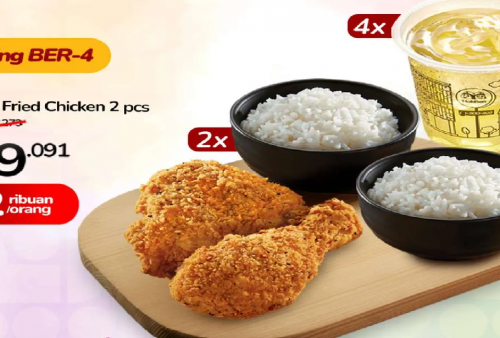 Promo Bundling Terbaru Hokben: Makan Rame-Rame Ber-4 Jadi Hemat Cuma Bayar Rp89.000 Saja
