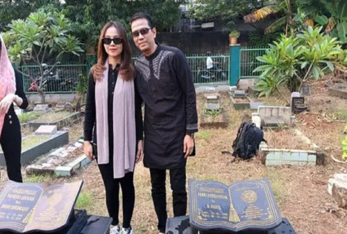 Gala Sky Ulang Tahun, Doddy Sudrajat Kunjungi Makam Vanessa Angel