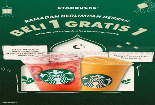 Daftar Promo Starbucks Spesial Ramadan 2026: Buy One Get One Untuk Buka Puasa!