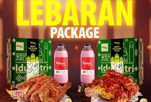 Promo Lebaran Package dari Richeese Factory: Nikmati Chicken Whole + 1 Liter Minuman Semurah Ini!