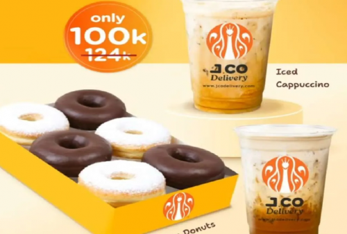 Promo Terbaru! Paket Hemat Nikmat Jco Donuts Cuma Bayar Rp 100.000 Menang Banyak, Ini Syaratnya