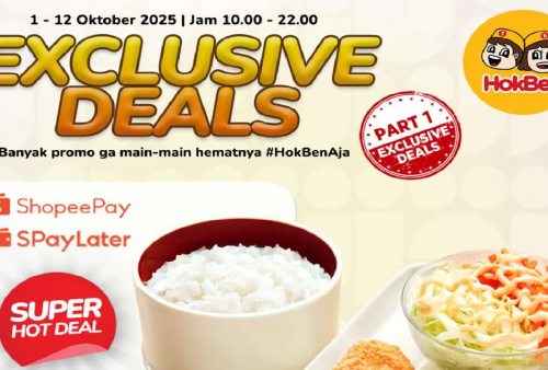 Khusus Pengguna Spaylatter! Promo Hokben 1-12 Oktober 2025: Hoka Hemat Cuma Bayar Rp1.000