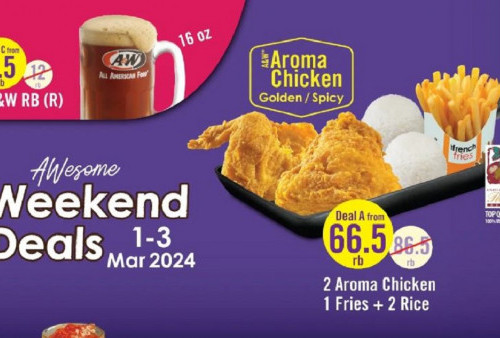 Nikmati Promo Weekend Deals Terbaru dari A&W Restaurants, Cek Begini Cara Dapatkannya!