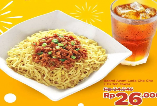 Promo Terbaru Bakmi GM Spesial Tahun Baru 2026: Paket Bakmi Ayam Plus Minum Cuma Rp26.000