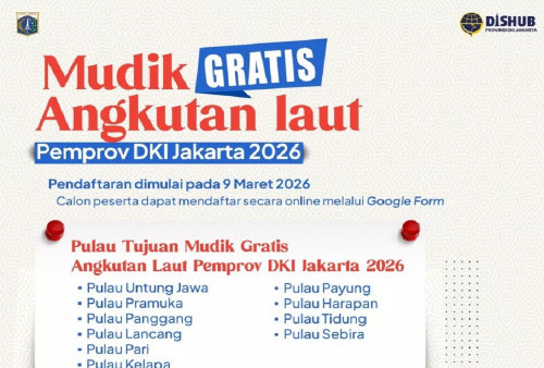 Yes! Pemprov DKI Buka Mudik Gratis Kepulauan Seribu 2026, Ini Cara Daftarnya